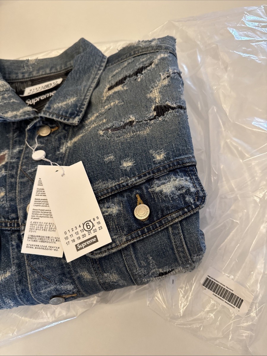 Supreme x MM6 Maison Margiela Selvedge Denim Trucker Jacket 26SS