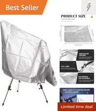 Elegant Waterproof Telescope Cover - 150x85CM, Secure Drawstring, UV Protection
