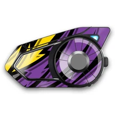 For SENA 50S Skin Decal Wrap Stickers Glossy Yellow Arrow