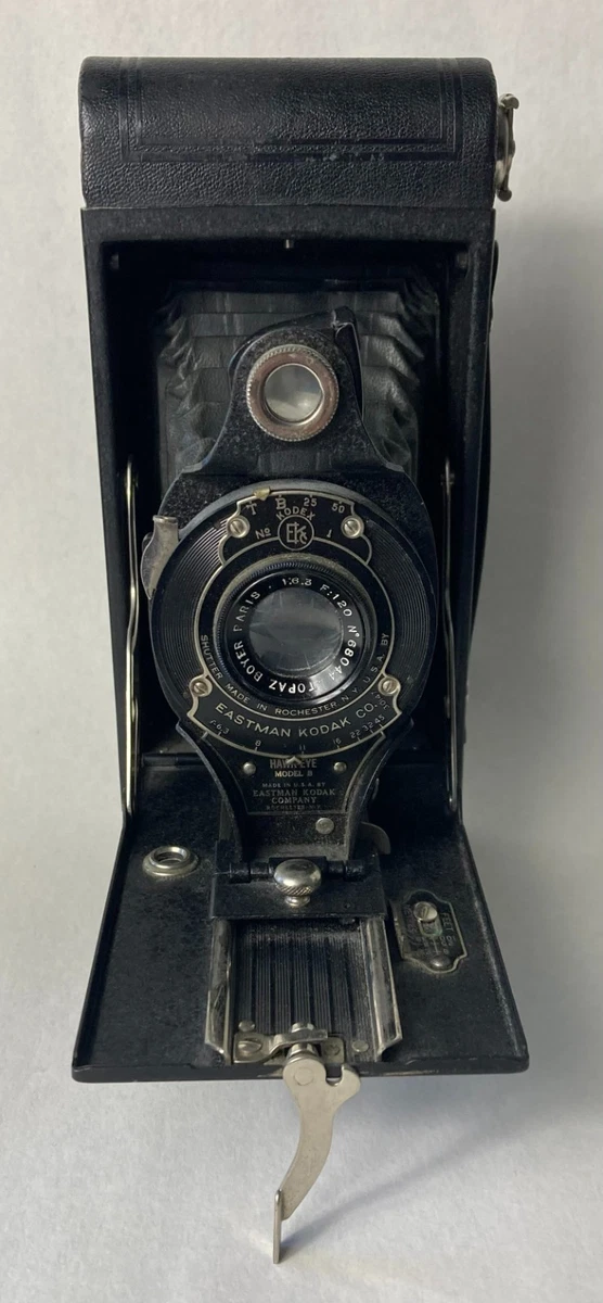 Mon premier à soufflet, Kodak 4,5 modèle 34 format 6x9 avec sa boite et