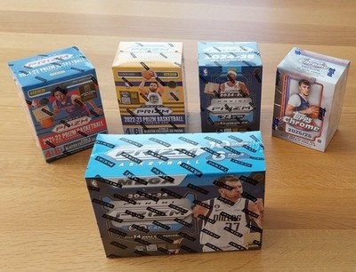 (5) 2021-26 NBA Boxen - Super Lot - Blaster & Mega - Panini Prizm & Topps Chrome