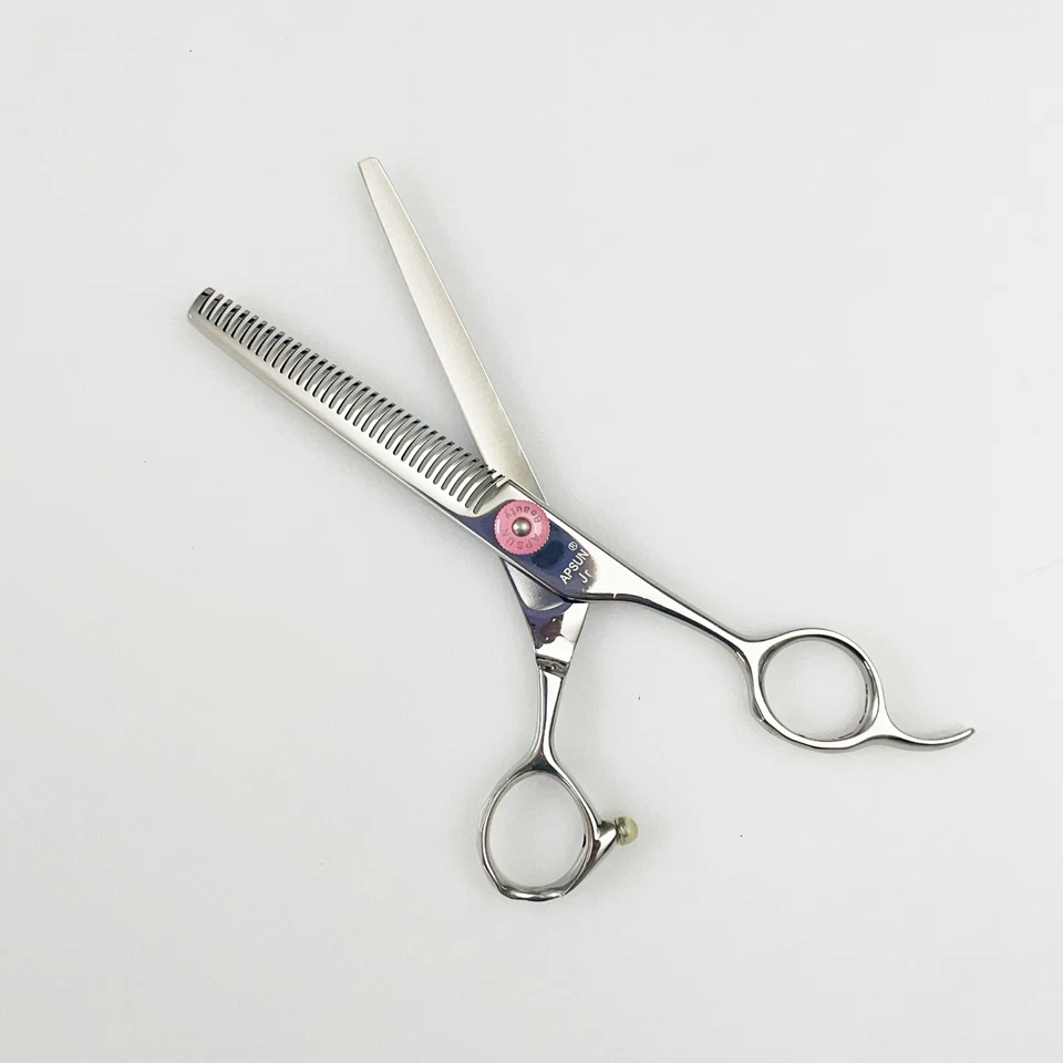 Professional Hair Thinning Scissors 6.0" T35 Japanese 440C Steel Barber Shears - Image 2 of 4