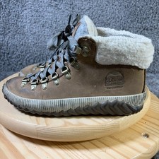 Sorel Out N About III Conquest Boots Womens Size 6.5 Leather Waterproof Lined