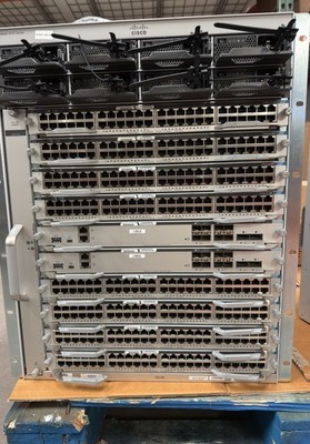 Cisco C9410R Catalyst 9400 8X C9400-LC-48P/ 2X C9400-SUP-1XL-Y/ 8X PWR-3200AC