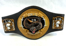 Austin 3:16 Championship 3D Snake WWE Replica Belt Jakks Pacific 2000