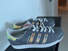 Rare Adidas superstar iridescent‎ blue size M9 adidas Superstar II Mens Lifestyle Shoes Blue White KH9039  main image 4