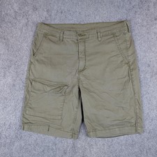 Levis Cargo Shorts Mens 34 Olive Green Stretch Military OG Style One Pocket Y2K