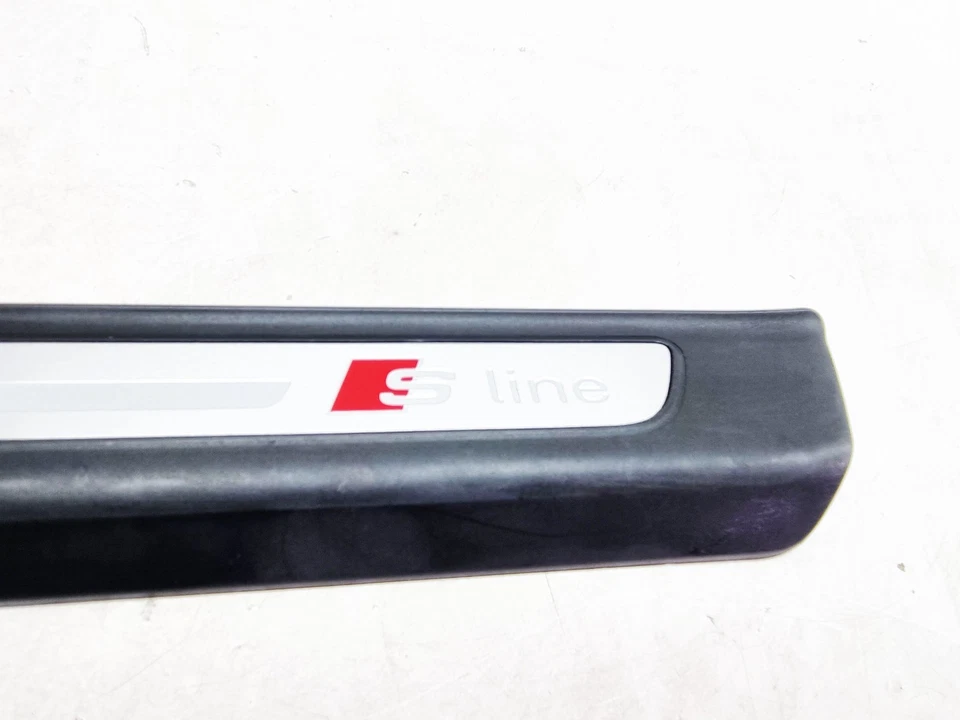 AUDI Q7 4M MK2 S-LINE DOOR SILL STEP COVER REAR LEFT PASSENGER SIDE 2017 - Image 4 of 4