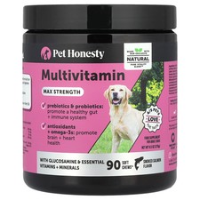 Multivitamin, Max Strength, For Adult Dogs, Smoked Salmon, 90 Soft Chews, 9.5 oz
