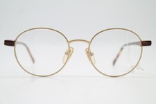Vintage Glasses MODERN CLASSICS 6105-04 Gold Brown Oval Eyewear
