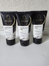 -NEW-3 Bath  Body Works Aroma MOONLIGHT ZEN BLACK CHAMOMILE Body Creams 2.5 oz