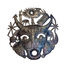 23 Baron Voodoo Inspired Haitian Metal Wall Art Handmade