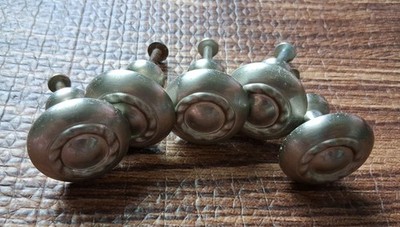 Amerock BP1585-1 Inspirations Rope 1 1/4'' D Knob Weathered NickelSet Of 5