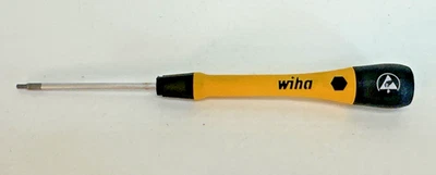 Wiha 273 Precision ESD Safe slotted screwdriver 1.5mm, slot car tool, allen hex