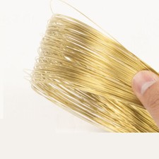 5M 10M Round Brass Wire Solid H62 Brass Wire Craft Wire Uncoated Bare 0.3mm-5mm