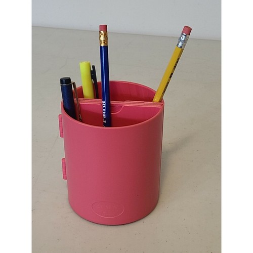 Deflect-O Photo Frame Pencil Cup PINK Desk Organizer NEW #35011 2-1/4" x 2-3/4" - Picture 6 of 12