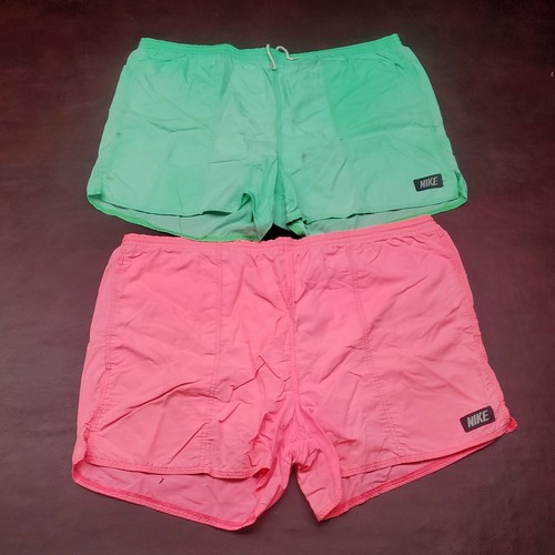 Lot of 2 Vintage Nike Neon Green Pink 