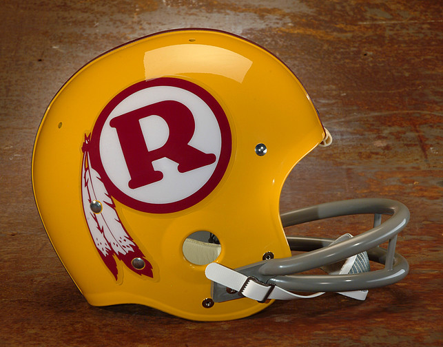 Washington Redskins style NFL Vintage Football Helmet CHRIS HANBURGER ...