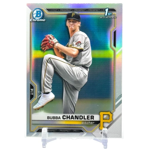 2021 Bowman Draft Chrome Bubba Chandler Refractor 1st RC #BDC-41 Pirates