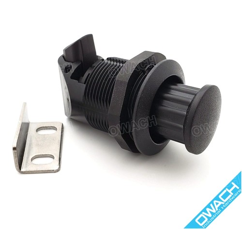 MasterCraft Boat Glove Box Latch Black PART# 562380 Push To Close Flush Mount - Bild 2 von 7
