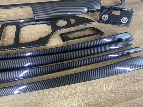 BMW E60 E61 LCI Interior trim Set Carbon Fiber LHD - Picture 11 of 11