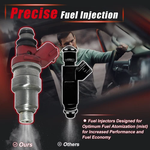 4Pcs Fuel Injector 23250-74130 For Toyota Camry Vista Petrol 1.8L 1990-1994 - Picture 6 of 11