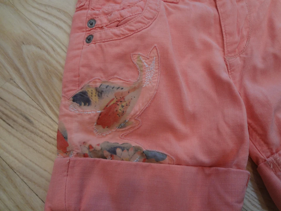 Pantalones Cortos DA-NANG Niñas Mezcla Seda Coral Talla XS (5-6) NUEVOS SIN ETIQUETAS Foto 3 de 4