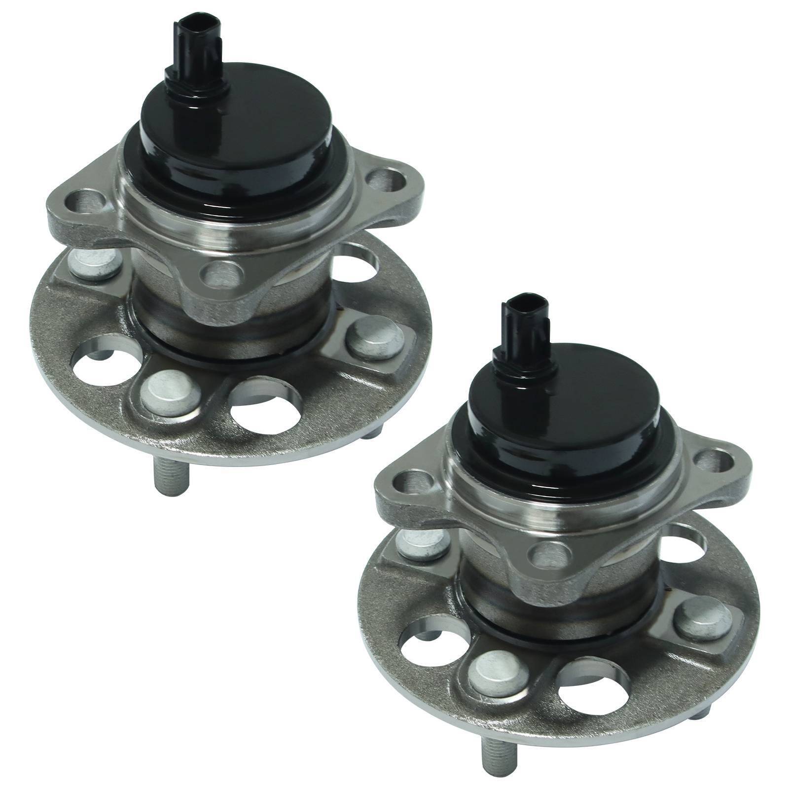Pair Rear Wheel Hub Bearings for 12-19 Toyota Prius C 06-14 Yaris 13 Scion iQ S
