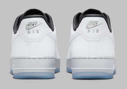 Women's Nike Air Force 1 '07 SE Chrome Pack White Silver DX6764-100 sz 9.5 - 第 6/8 張圖片