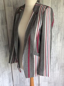 river island black and white coat