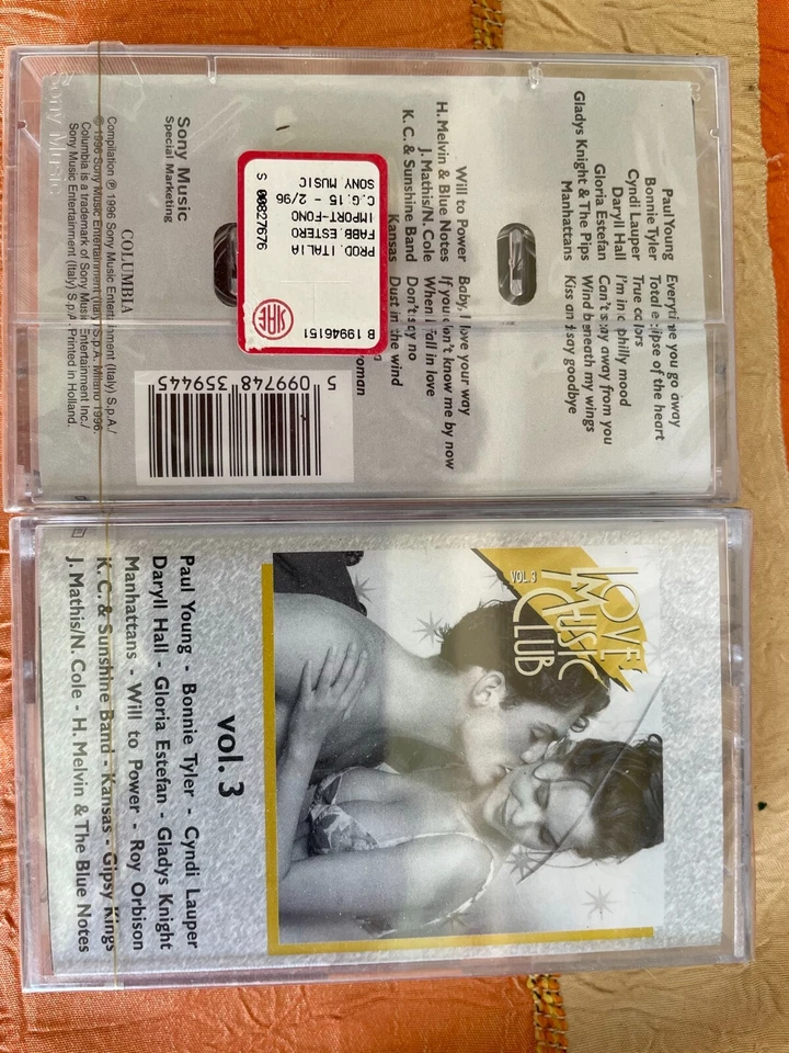 Bonnie Taylor, Paul Young... Love Music Club Vol.3; cassette comp. [sigillato] - Immagine 4 di 4