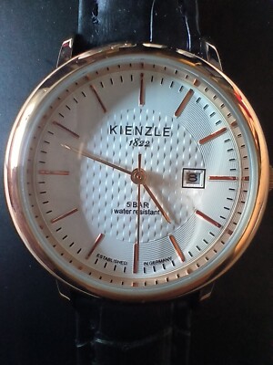 Kienzle Vintage Damen Uhr Armbanduhr Quartz DATEWATCH 