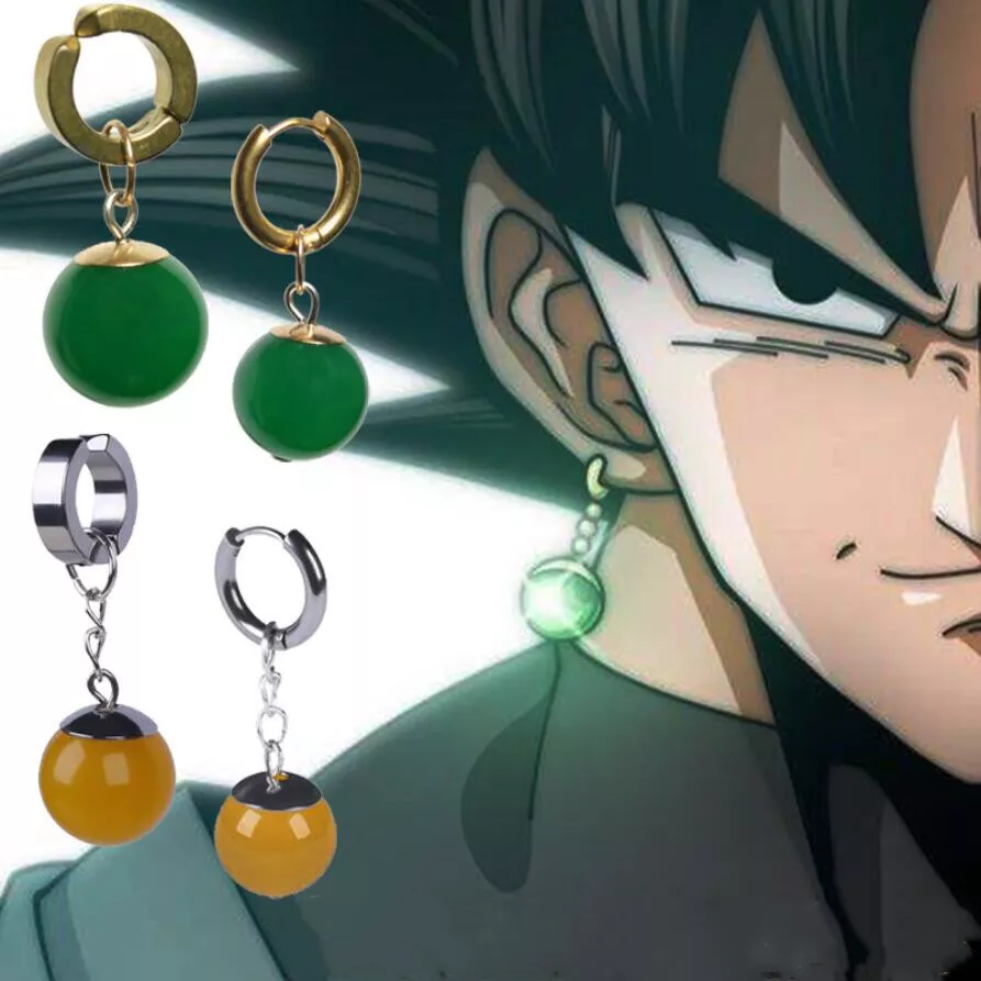 Super Dragon Ball Z Cosplay DBZ Vegetto Potara Earring Earrings Ear Stud