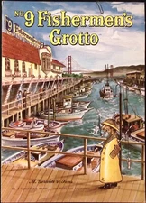 No 9 Fisherman's Grotto San Francisco CA M Geraldo & Sons Vintage Menu 