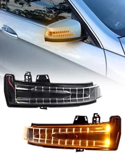 LED Turn Signal Light 2x Side Mirror Indicator For Mercedes Benz W204 C204 W212