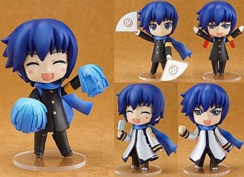 ねんどろいど KAITO 応援 Ver. 202 USED Nendoroid 202 VOCALOID KAITO Cheerful Ver. Figure Good Smile