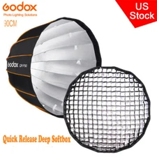 US Godox QR-P90 Quickly Release Parabolic Deep Bowens Flash Softbox / Diffusers