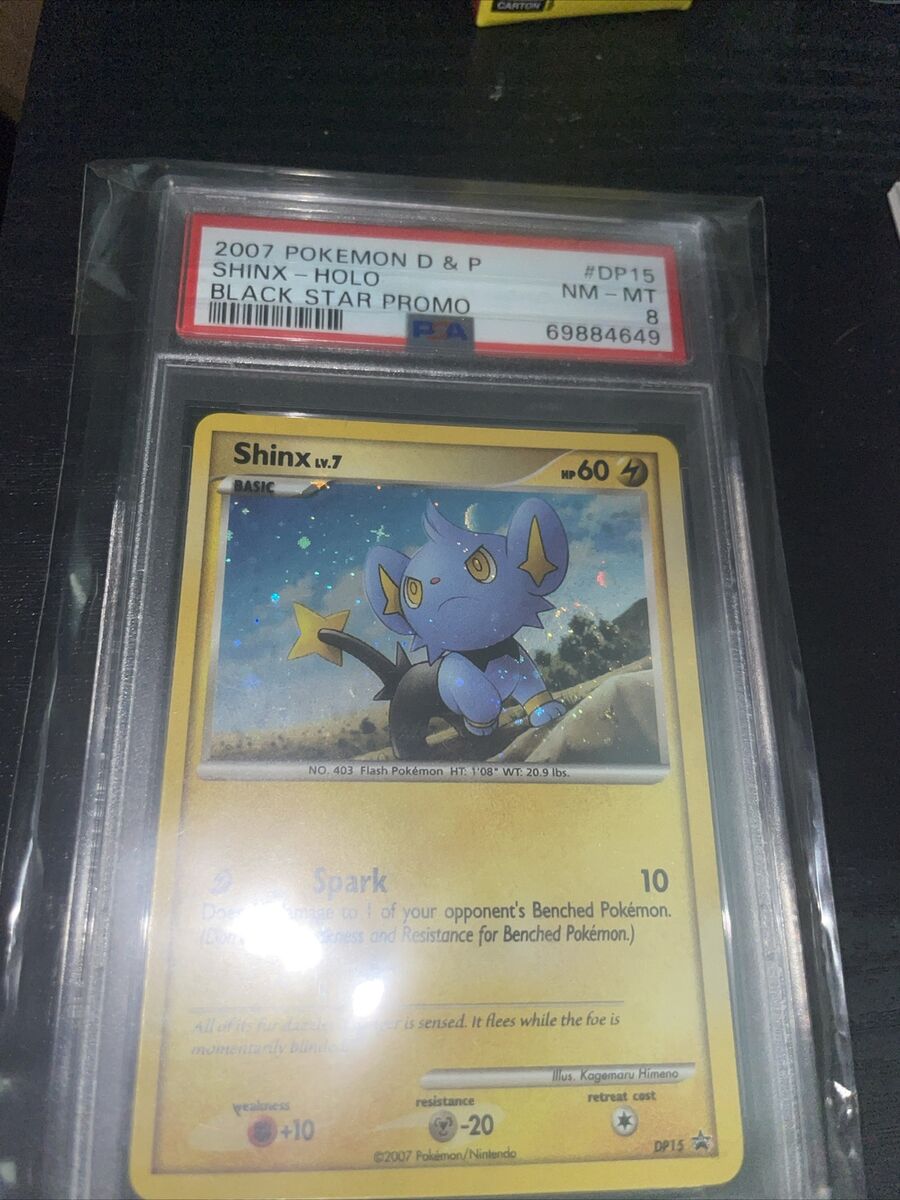Shinx PSA 8 Diamond Pearl Black Star Promo DP15 Holo 2007 Shinx PSA 8 Diamond Pearl Black Star Promo DP15 Holo 2007