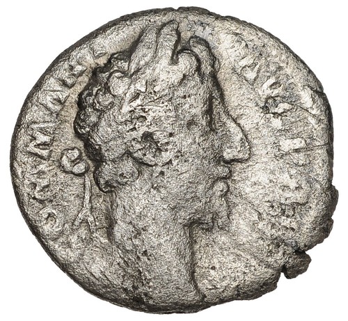 Ancient Roman Empire Coin Silver Denarius COMMODUS 177 - 192 AD Authentic #20681 - Picture 2 of 3