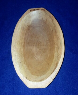 Rustic wood bowl originally from the Amazon Forest Brazil - rare piece 