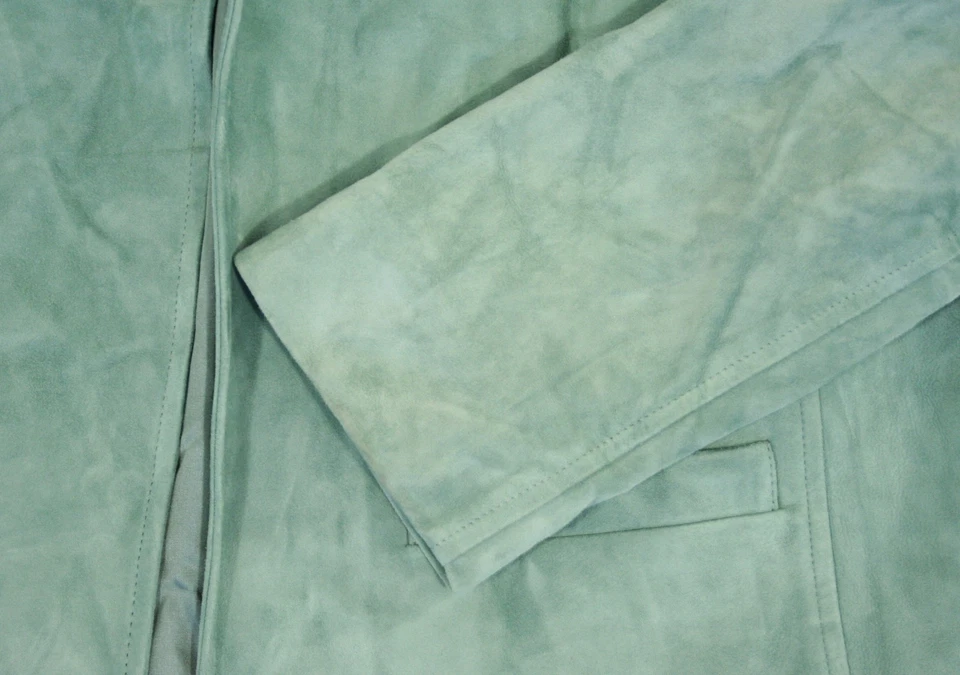 Chaqueta Blazer Ralph Lauren Etiqueta Negra Cuero Gamuza Nueva $2598 Foto 3 de 3