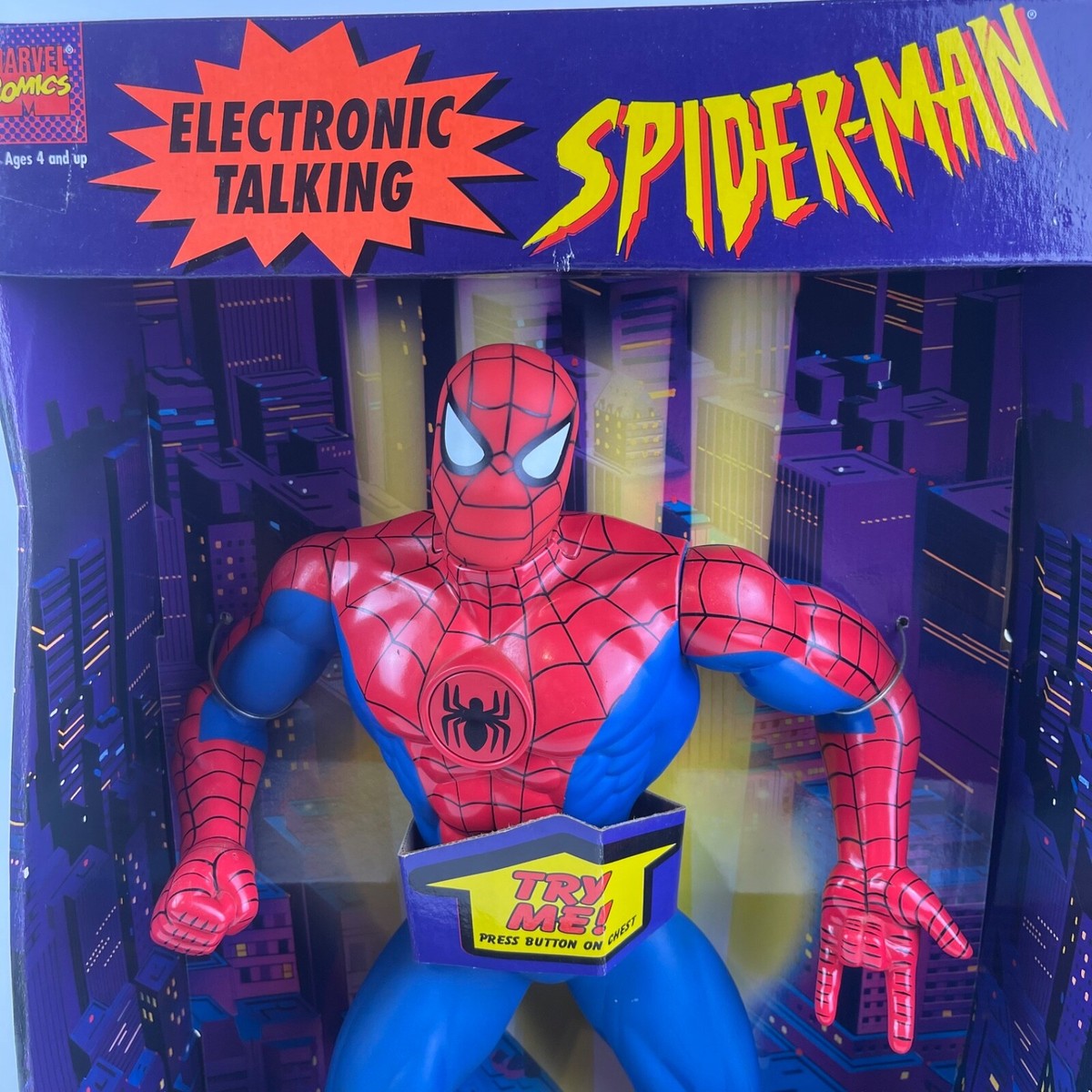 アメコミ SPIDER-MAN ELECTRONIC TALKING Toy Biz 1994 Marvel Comics Electronic Talking Spider Man