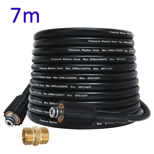 High Pressure Washer Hose Cord Pipe CarWash Hose Water Cleaning Extension Hoses - Picture 8 of 16