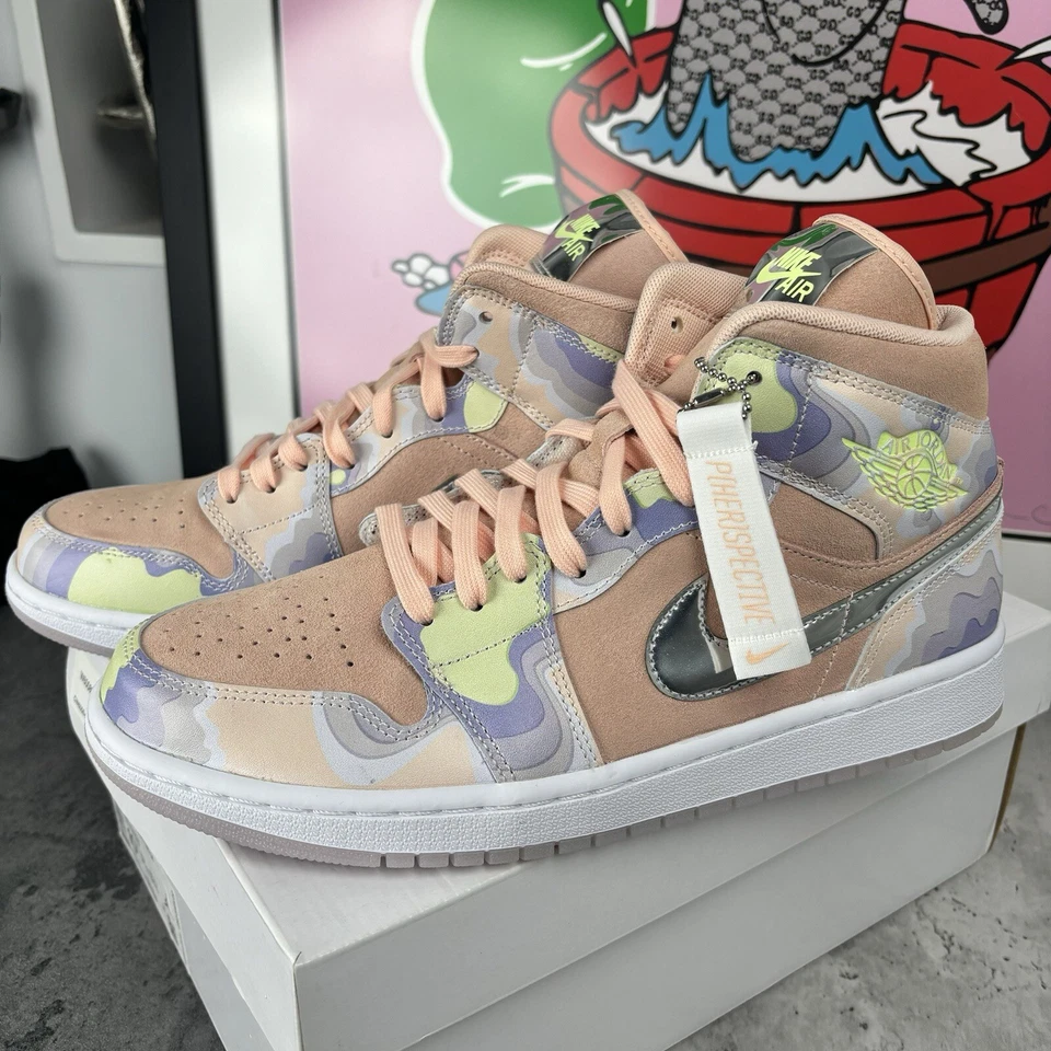 Nuevo Talla w 10.5 - Air Jordan 1 SE Mid P(HER)SPECTIVE Hombre Talla 9 Foto 3 de 4