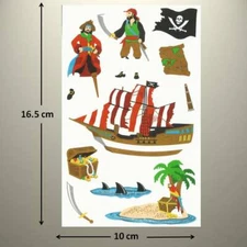 Mrs Grossman's Sticker - PIRATES, PIRATE SHIP, SHARKS, TREASURE up to 20% OFF!!!