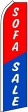"SOFA SALE" advertising super flag swooper banner business sign couch furniture