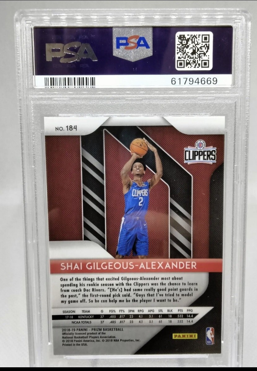スポーツ選手 Shai Gilgeous-Alexander Prizm Choice RC スポーツ選手 Shai Gilgeous-Alexander Prizm Choice RC Shai Gilgeous