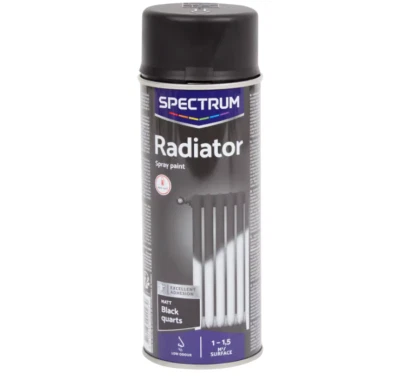 SPECTRUM RADIATOR BLACK MATT 8050038876537 HAUTE TEMPERATURE SPRAY 400ML PRO CSK