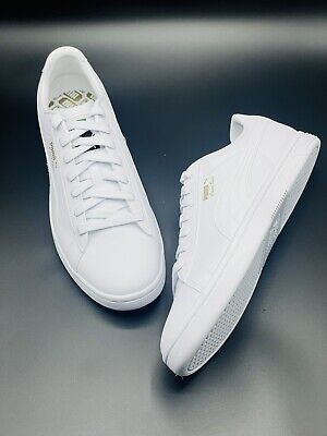 PUMA Court Star SL white gold Men's unisex Trainer size UK 8 PUMA Court Star SL white gold Men's unisex Trainer size UK 8