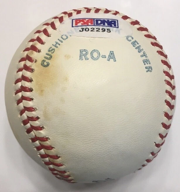 HOF Bob Lemon Signed Lee MacPhail OAL American League Baseball PSA/DNA Certified - Image 4 of 4